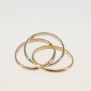 CARTIER Ring Trinity Ring 18K Gold(750) Gold Auth 162886SM-12
