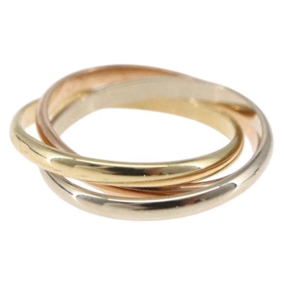 CARTIER Ring Trinity Ring 18K Gold(750) Gold Auth 162886SM