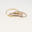 CARTIER Ring Trinity Ring 18K Gold(750) Gold Auth 162886SM-7