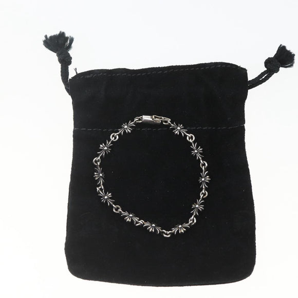 Chrome Hearts Tiny CH Bracelet Ag925 Silver Auth 162891SM