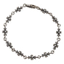 Chrome Hearts Tiny CH Bracelet Ag925 Silver Auth 162891SM-7