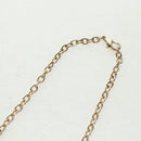 FENDI Necklace metal Gold Auth 162892V-5