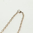 FENDI Necklace metal Gold Auth 162892V-9