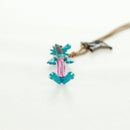 LOUIS VUITTON Zoom-kun LV Animals Necklace metal Gold Tone MP2928 Auth 162894M-11