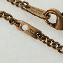 LOUIS VUITTON Zoom-kun LV Animals Necklace metal Gold Tone MP2928 Auth 162894M-14