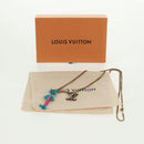 LOUIS VUITTON Zoom-kun LV Animals Necklace metal Gold Tone MP2928 Auth 162894M-16
