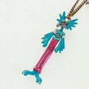 LOUIS VUITTON Zoom-kun LV Animals Necklace metal Gold Tone MP2928 Auth 162894M-3