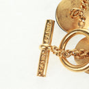 CHANEL Bracelet metal Black CC Auth 162895V-14