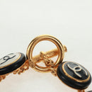 CHANEL Bracelet metal Black CC Auth 162895V-6