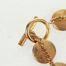 CHANEL Bracelet metal Black CC Auth 162895V-8