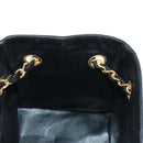CHANEL Chain Hand Bag Raffia Red Gold CC Auth 162896V-20