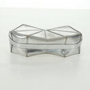 CHANEL Clutch Bag Leather Silver CC Auth 162899V-5