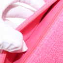 CHANEL Matelasse25 Chain Shoulder Bag Tweed Pink Silver CC Auth 162900SM-32