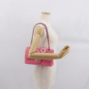 CHANEL Matelasse25 Chain Shoulder Bag Tweed Pink Silver CC Auth 162900SM-33