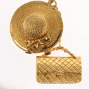 CHANEL Necklace metal Gold CC Auth 162902SM-10