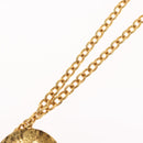 CHANEL Necklace metal Gold CC Auth 162902SM-15