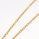 CHANEL Necklace metal Gold CC Auth 162902SM-17