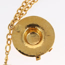 CHANEL Necklace metal Gold CC Auth 162902SM-22