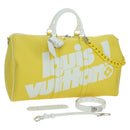 LOUIS VUITTON Everyday Keepall Bandouliere 50 Bag Yellow M58748 LV Auth 162906SM-1