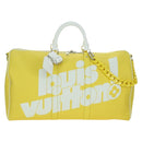 LOUIS VUITTON Everyday Keepall Bandouliere 50 Bag Yellow M58748 LV Auth 162906SM-13