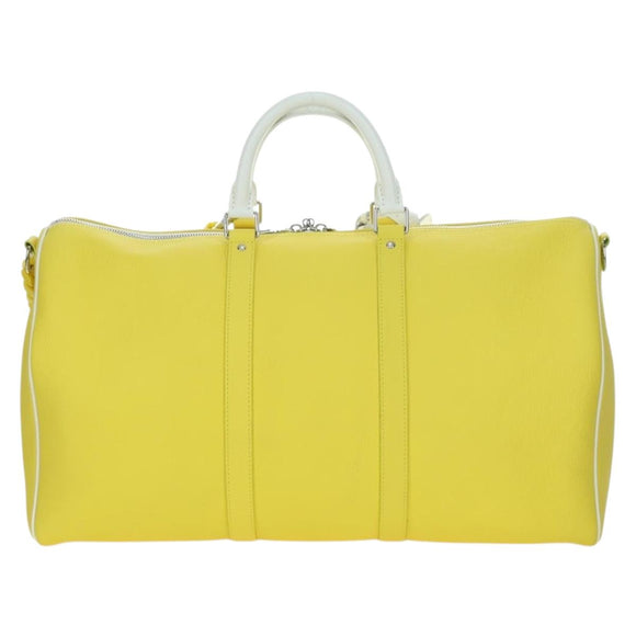 LOUIS VUITTON Everyday Keepall Bandouliere 50 Bag Yellow M58748 LV Auth 162906SM