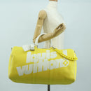 LOUIS VUITTON Everyday Keepall Bandouliere 50 Bag Yellow M58748 LV Auth 162906SM-34