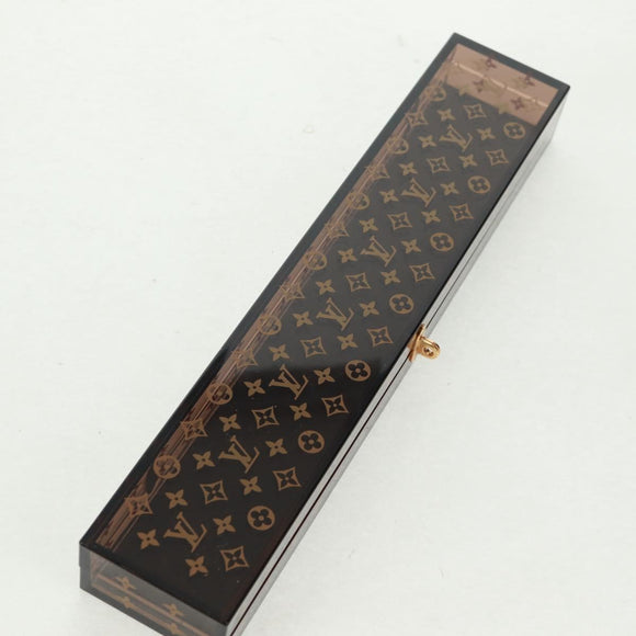 LOUIS VUITTON Monogram Chop Stick chopsticks Wood Brown LV Auth 162910M