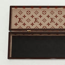 LOUIS VUITTON Monogram Chop Stick chopsticks Wood Brown LV Auth 162910M-16