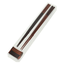 LOUIS VUITTON Monogram Chop Stick chopsticks Wood Brown LV Auth 162910M - 0