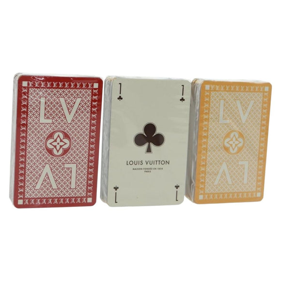 LOUIS VUITTON Cartes Toi Joux Playing Cards 3 Set M65460 Auth 162911SAV