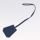 HERMES Shoulder Birkin Shoulder Bag Taurillon Clemence Blue Silver Auth 162913SM-28