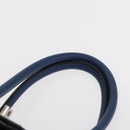 HERMES Shoulder Birkin Shoulder Bag Taurillon Clemence Blue Silver Auth 162913SM-14