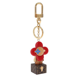 LOUIS VUITTON Monogram Vivienne Porte Cles Charm Red M67394 LV Auth 162914SAM