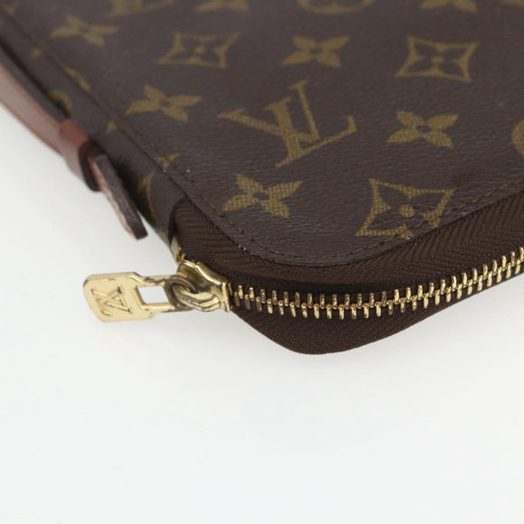 LOUIS VUITTON Monogram Poche Escapade Travel Case M60113 LV Auth 162915