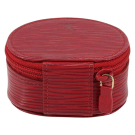 LOUIS VUITTON Epi Ecrin Bijou 8 Jewelry Box Red M48227 LV Auth 162918 - 0