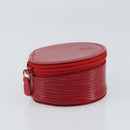 LOUIS VUITTON Epi Ecrin Bijou 8 Jewelry Box Red M48227 LV Auth 162918-4