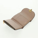 TIFFANY&Co. Bifold Wallet Leather Black Gold Auth 162920V-17