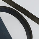 HERMES Her Bag PM Hand Bag Canvas Leather Beige Auth 162923V-14