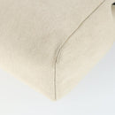 HERMES Her Bag PM Hand Bag Canvas Leather Beige Auth 162923V-17