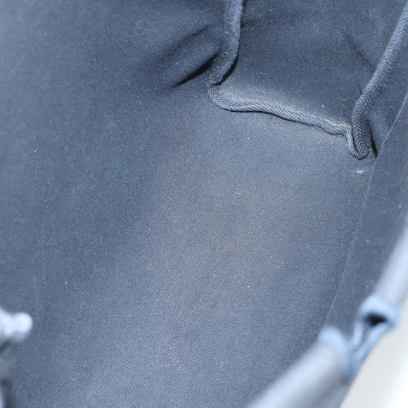 HERMES Her Bag PM Hand Bag Canvas Leather Beige Auth 162923V