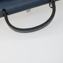 HERMES Her Bag PM Hand Bag Canvas Leather Beige Auth 162923V-9