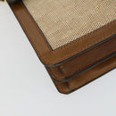 BALLY Shoulder Bag Leather 2 Set Beige Gold Auth 162925-16