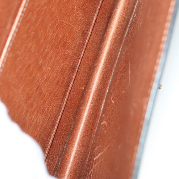 BALLY Shoulder Bag Leather 2 Set Beige Gold Auth 162925