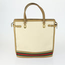 BALLY Shoulder Bag Leather 2 Set Beige Gold Auth 162925-2