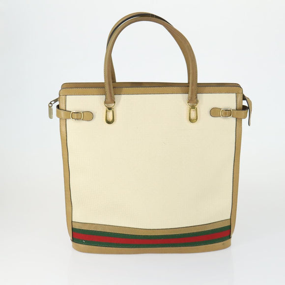 BALLY Shoulder Bag Leather 2 Set Beige Gold Auth 162925