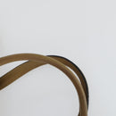 BALLY Shoulder Bag Leather 2 Set Beige Gold Auth 162925-6