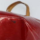 LOUIS VUITTON Monogram Vernis Bellevue PM Bag Pomme D'amour M93583 Auth 162944-8