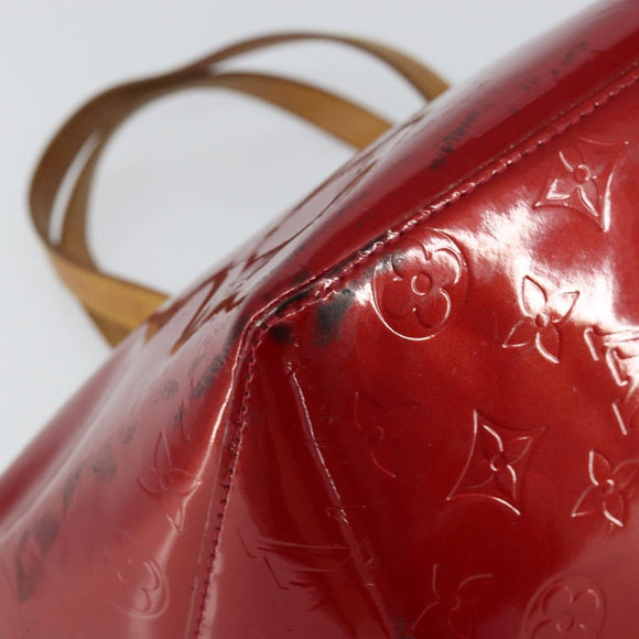 LOUIS VUITTON Monogram Vernis Bellevue PM Bag Pomme D'amour M93583 Auth 162944