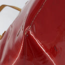 LOUIS VUITTON Monogram Vernis Bellevue PM Bag Pomme D'amour M93583 Auth 162944-17