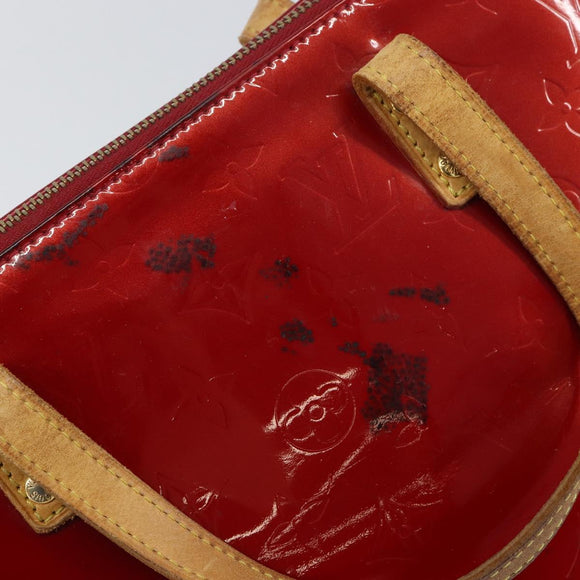 LOUIS VUITTON Monogram Vernis Bellevue PM Bag Pomme D'amour M93583 Auth 162944